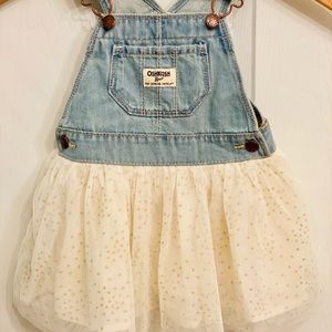 OshKosh B'gosh Girls Overall Tutu Dress 👑